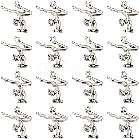 80PCS Tibetan Style Alloy Pendants PALLOY-SC0004-26-1