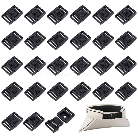 30Pcs Release Plastic Buckles DIY-BC0013-83-1