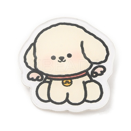 Dog Angel Acrylic Brooches LS-JEWB-P018-01B-1