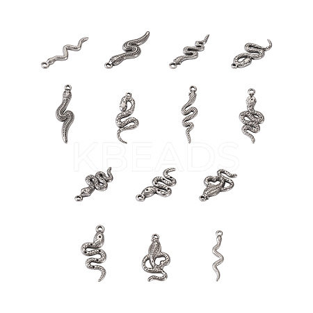 14pcs 7 Styles 304 Stainless Steel Pendants STAS-TA0001-29-1