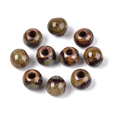 Handmade Porcelain Beads PORC-T133-11B-17-1
