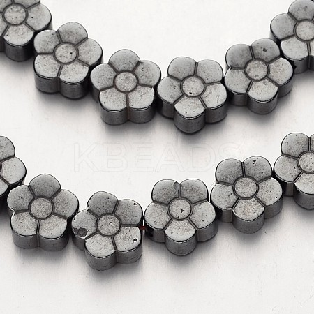 Non-magnetic Synthetic Hematite Beads Strands G-F300-07-09-1