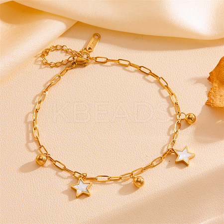 304 Stainless Steel Bracelets BJEW-R003-03G-01-1