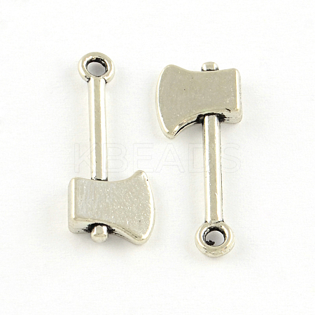 Tibetan Style Alloy Axe Pendants TIBEP-S293-011AS-LF-1