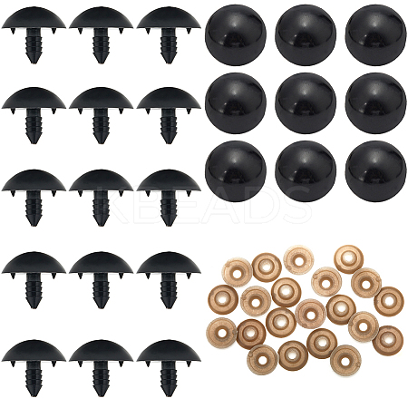 Resin Craft Doll Eyes DIY-GF0009-70B-1