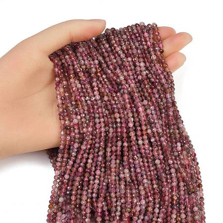 Natural Tourmaline Beads Strands LS-G-RM2025-B31-3mm-1