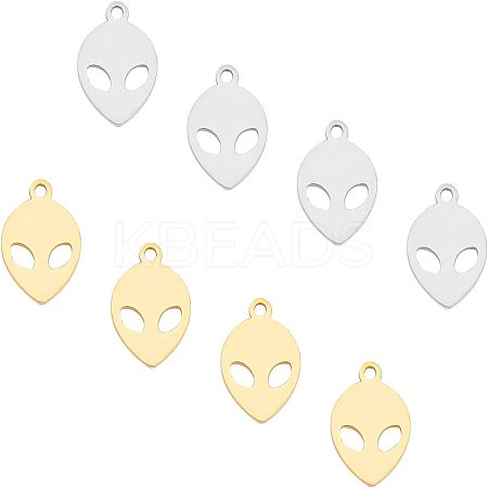 201 Stainless Steel Laser Cut Pendants STAS-UN0012-94-1
