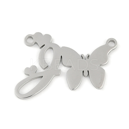 Non-Tarnish 304 Stainless Steel Pendants STAS-L279-002P-J-1