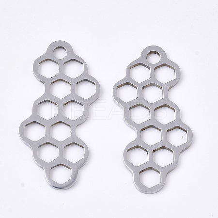 Non-Tarnish 201 Stainless Steel Filigree Joiners STAS-N091-29P-1