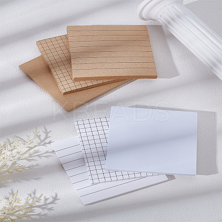 6Pcs 6 Styles Paper Sticky Notes AJEW-LP0004-15-1