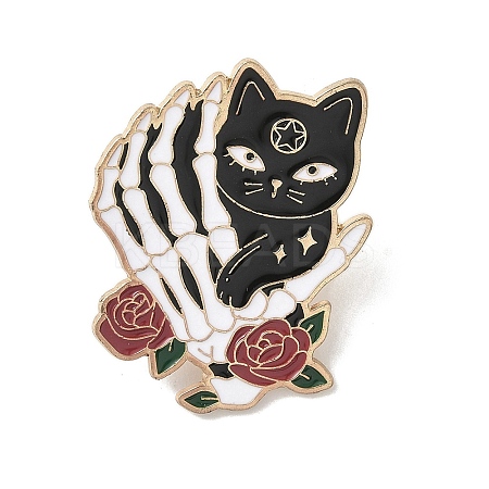 Halloween Enamel Pins JEWB-L021-01D-KCG-1