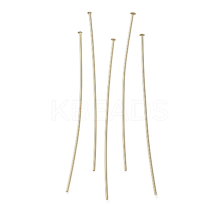 Brass Flat Head Pins KK-H502-01I-G-1