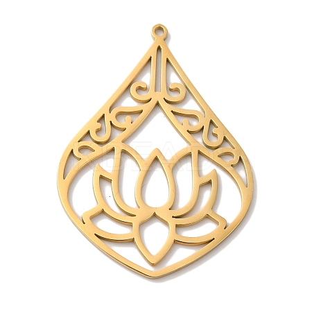 304 Stainless Steel Pendants STAS-U010-17G-1