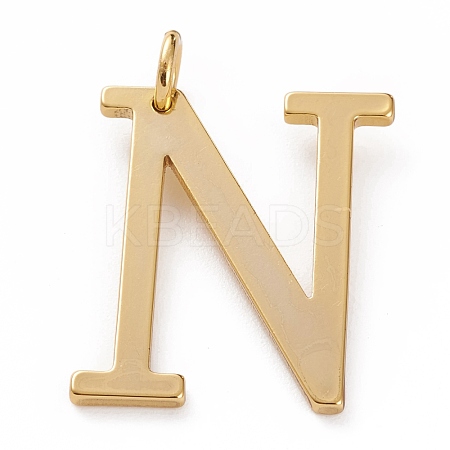 Golden Brass Pendants KK-P194-01G-N-1