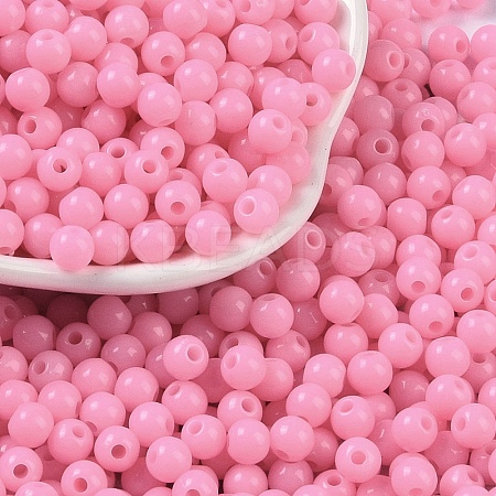 Opaque Acrylic Beads SACR-A007-01C-21-1