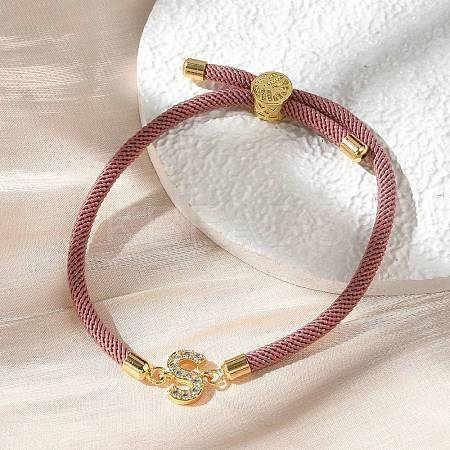 Adjustable Nylon Cord Bracelets BJEW-C096-01G-19-1