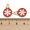 Christmas Theme Alloy Enamel Pendants FIND-I065-02J-KCG01-3