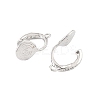 Brass Clip-on Earring Findings LS-KK-K371-27A-P-2