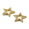 Rack Plating Brass Cubic Zirconia Charms KK-D026-23G-3
