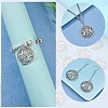 60Pcs Life of Tree Moon Charm Pendant Triple Moon Goddess Pendant Ancient Bronze for Jewelry Necklace Earring Making crafts JX339B-4