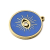 304 Stainless Steel Enamel Pendants STAS-I336-06G-2