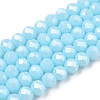 Electroplate Glass Beads Strands EGLA-A034-P3mm-A04-1