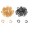 PVD Vacuum Plating 304 Stainless Steel Open Jump Rings STAS-UN0006-02-1