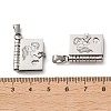 304 Stainless Steel Pendants SA-CBA694E-01P-02-4