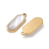 Natural Freshwater Shell Pendants SA-CBA11D7-20A-G-2