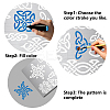 2Pcs 2 Styles Stainless Steel Cutting Dies Stencils DIY-WH0378-003-4