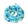 Electroplate Glass Beads Strands X1-EGLA-P048-A01-2