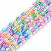 Synthetic Moonstone Beads Strands G-E573-02A-18-2