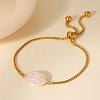Fashion Stainless Steel Boston Link Chains Slider Bracelets EE0272-6