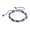 Adjustable Glass Braided Bead Bracelets BJEW-JB04421-2