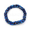 Fashion Non-Magnetic Synthetic Hematite Stretchy Bracelets BJEW-K001-02C-1