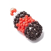 Glass Seed Beads Coke Pendants PALLOY-MZ00457-01-3