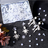 240Pcs 6 Styles Eco-Friendly Silicone Full-covered Ear Nuts FIND-SP0001-17-4