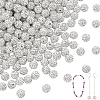 200Pcs Pave Disco Ball Beads RB-PH0001-41E-1