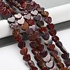 Natural Red Ocean Agate Beads Strands G-G084-B11-02-2