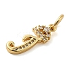 Brass Micro Pave Cubic Zirconia Pendants KK-M273-01G-J-2