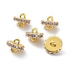 Eco-Friendly Brass Links Connectors KK-B047-06G-04-1