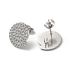 304 Stainless Stud Earring Findings STAS-M314-01E-P-2