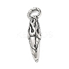 304 Stainless Steel Big Pendants STAS-M336-04AS-1