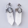 Natural Quartz Crystal Big Pendants G-F639-05A-1