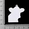 Opaque Printed Acrylic Pendants SACR-F018-01E-3
