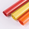 3 Rolls Red & Gold & Orange Red Heat Transfer Vinyl Roll DIY-SZ0003-61-3