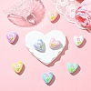 8Pcs 8 Colors UV Platings Acrylic Beads MACR-YW0004-29-4