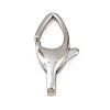 316 Stainless Steel Lobster Claw Clasps STAS-C154-02C-P-1