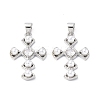 Eco-Friendly Brass Micro Pave Cubic Zirconia Pendants KK-F845-42P-2