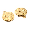 PVD Vacuum Plating 304 Stainless Steel Pendants STAS-F287-30G-3